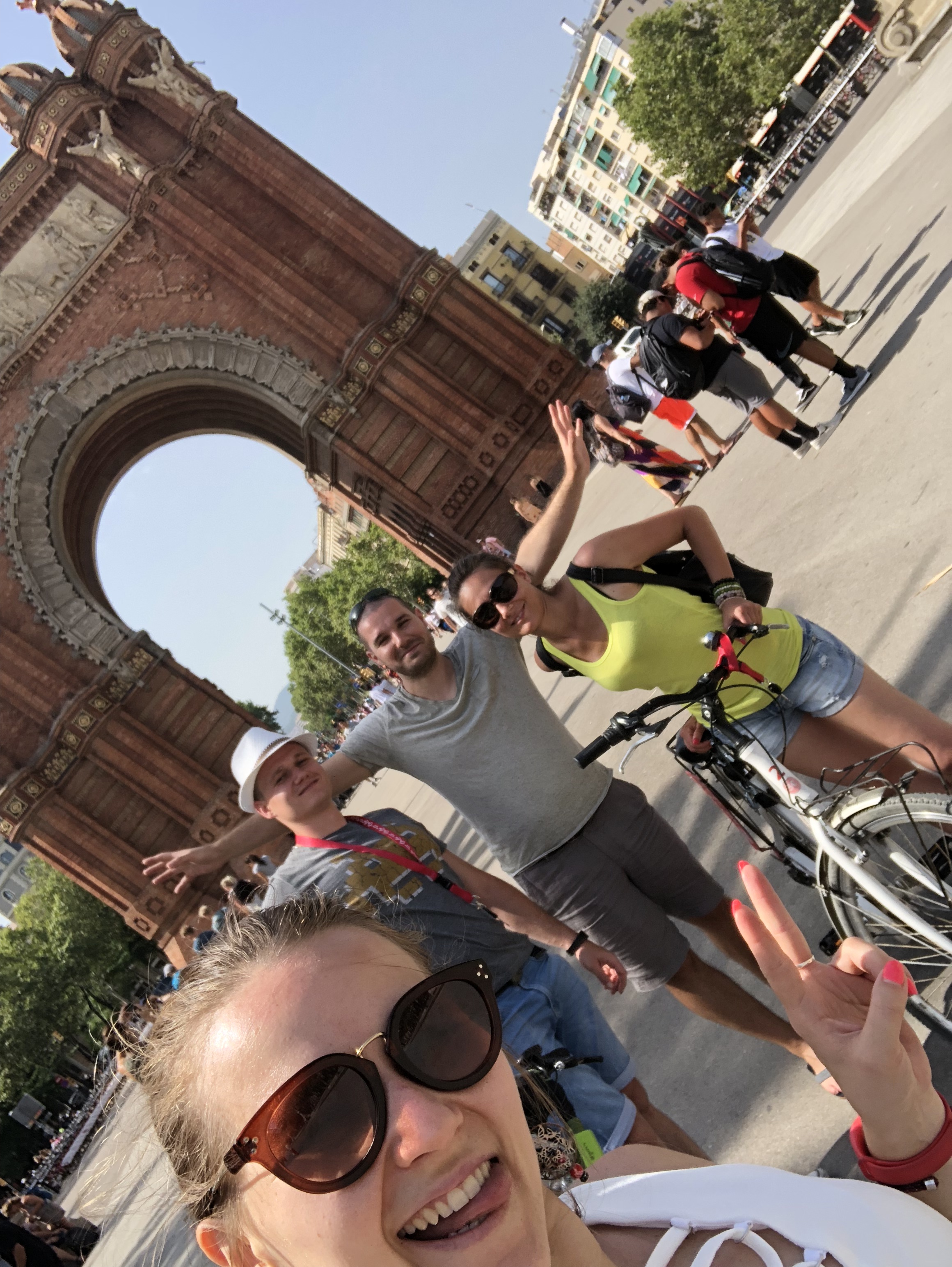 Biking in Barcelona