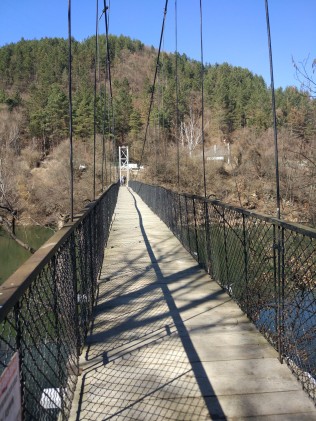 The rope bridge